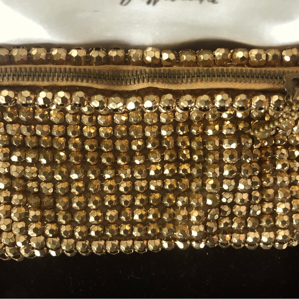 Original Whiting & Davis Co. Small Zippered Clutch